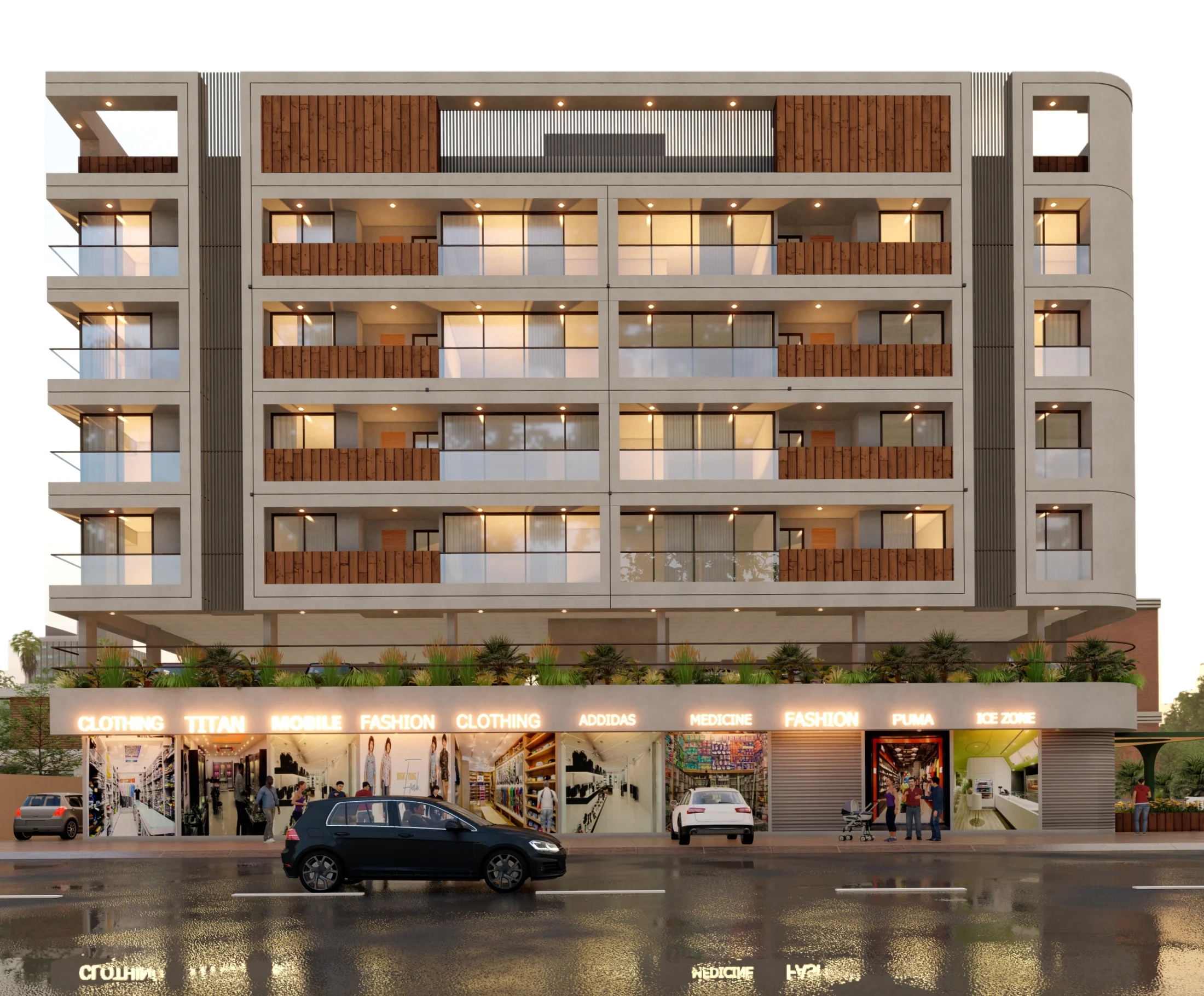 Orchid Heights, Residential cum Commercial at Near Waghavadi Road, Bhavnagar 364001