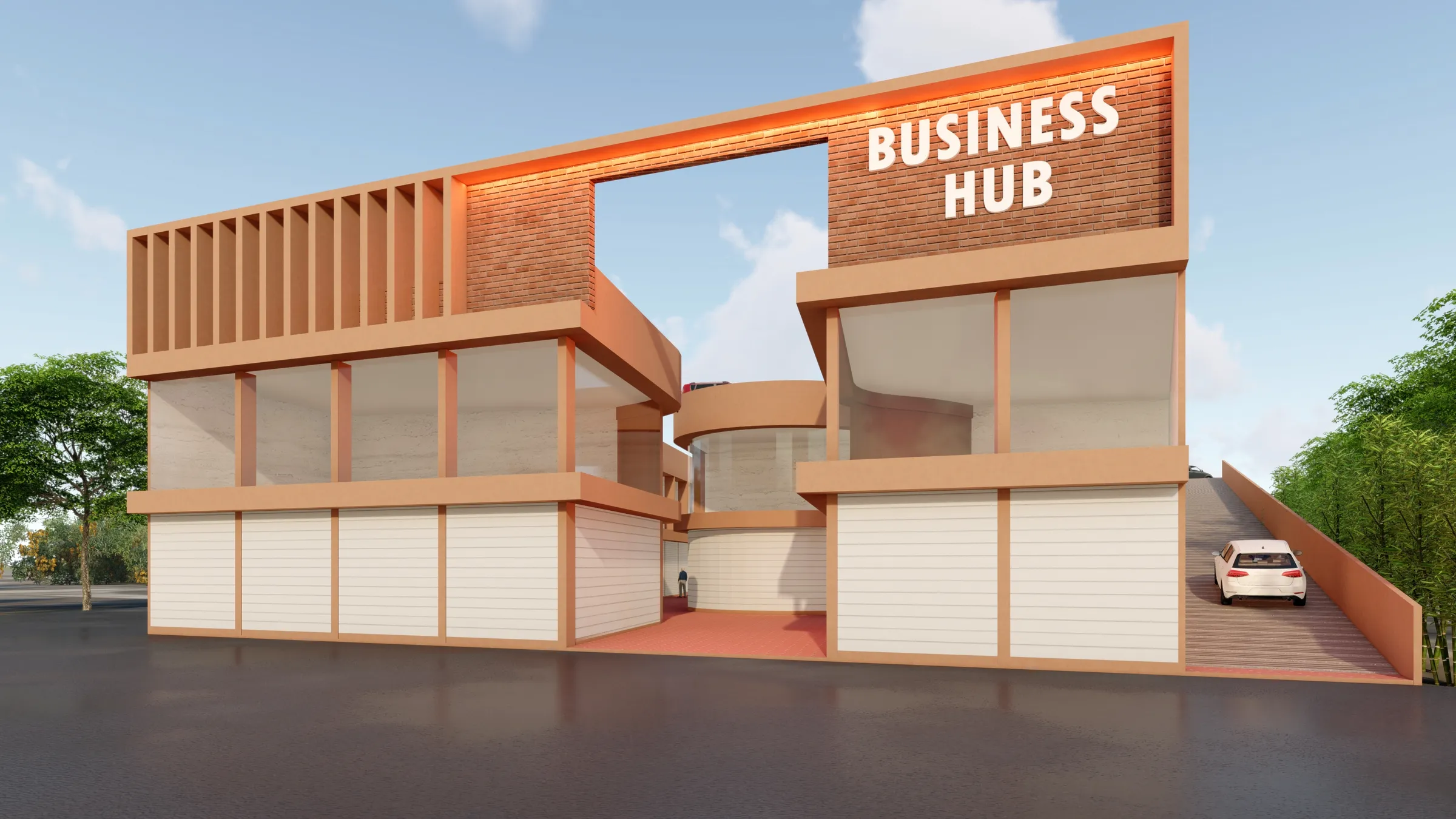 Business Hub render 1